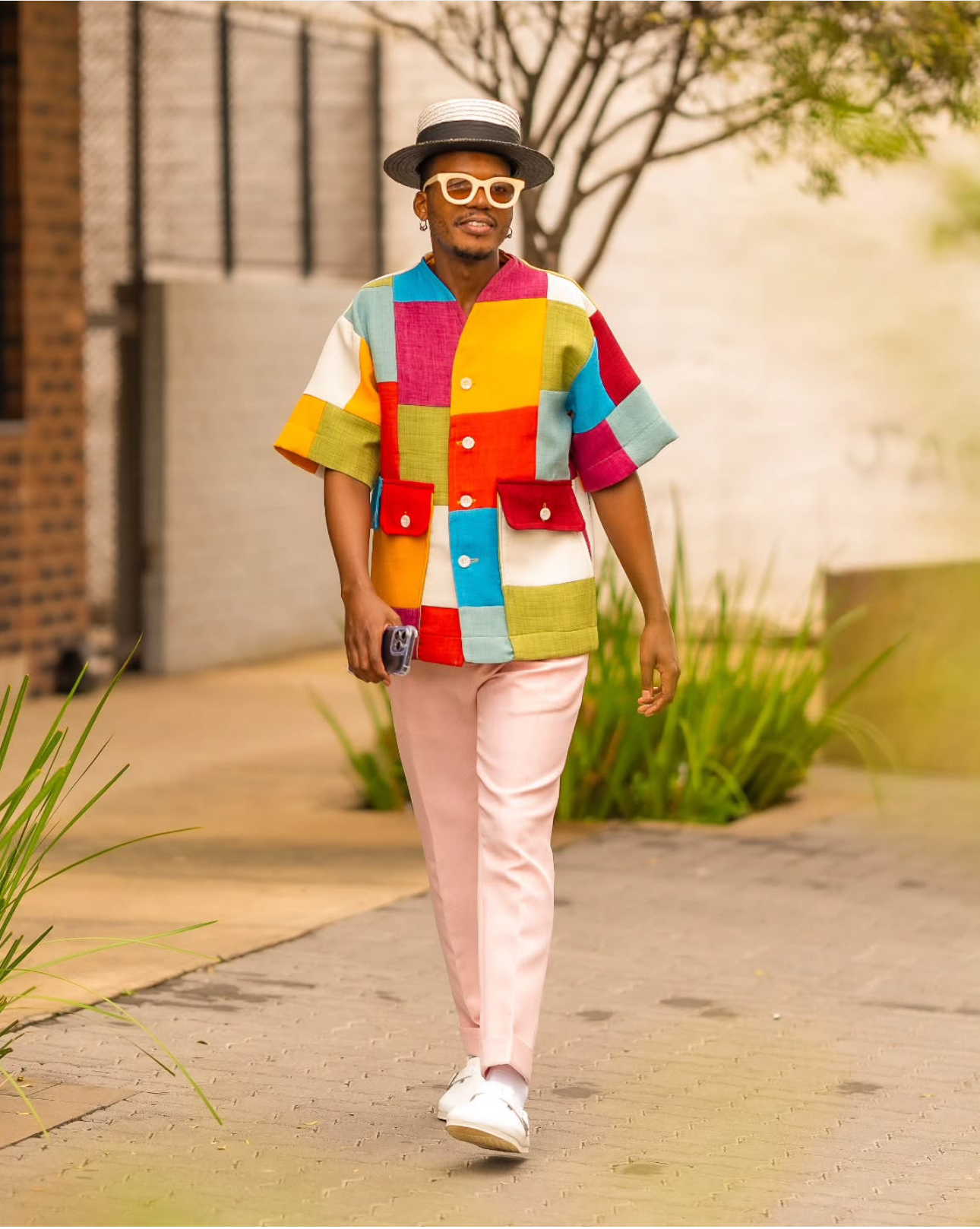 Retro Multi Color Top